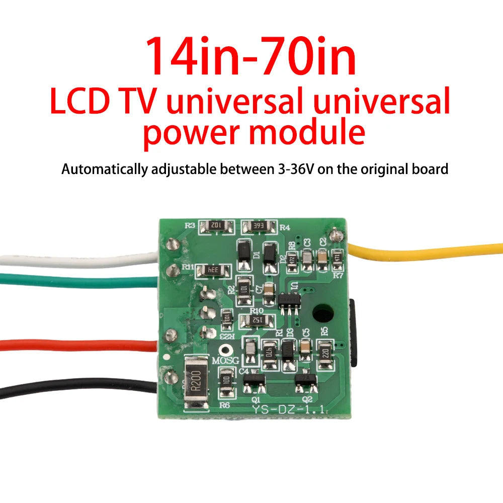 3-36V/5-24V 14-70 inch LCD TV Universal Power Supply Board Module Switch For LCD Display TV Maintenance Viralgem Store