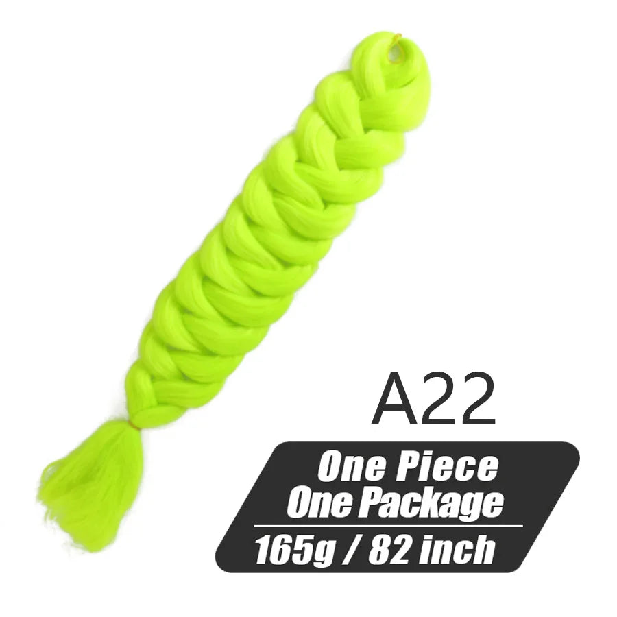 Xpression Crochet Hair Jumbo Braids Hair Kanekalon Expression Hair for Braids Synthetic Braiding Hair Extensions For Women