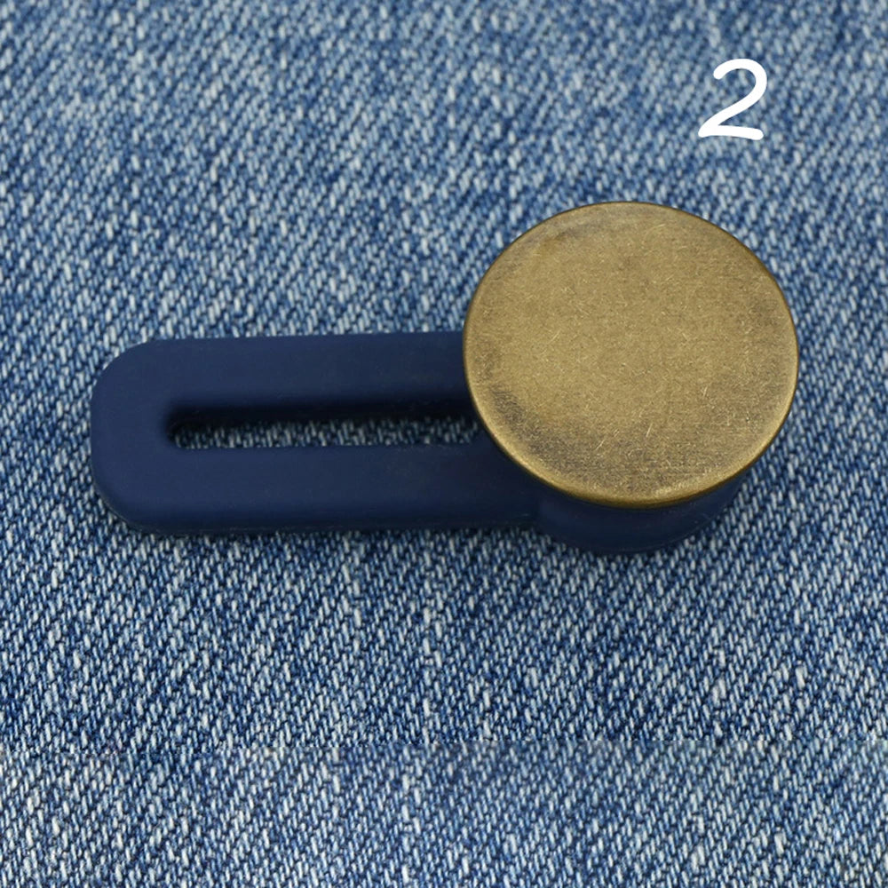 Adjustable Letter Star Elastic Clothing Retractable Buckle Buttons Jeans Extended Button Waist Fastener Waistline Increase Viralgem Store