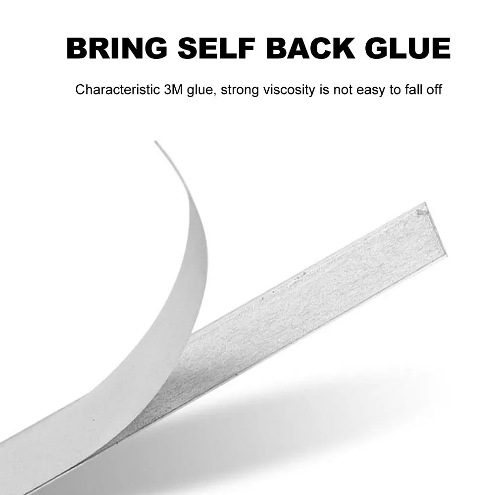 Sticky Ruler Scale With Glue Sticker Woodworking Guide Rail Self-Adhesive International Standard Scale Tape Measure Flat Ruler