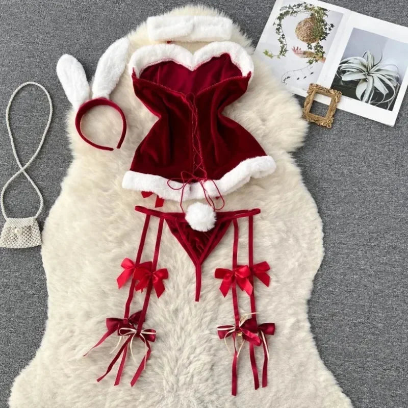 Tornova Sexy Uniform Lingerie Set Women's Underwear Sexy Lingerie Outfit Bra Sexy Set Lingerie Exotic Play Uniform Underwear Set