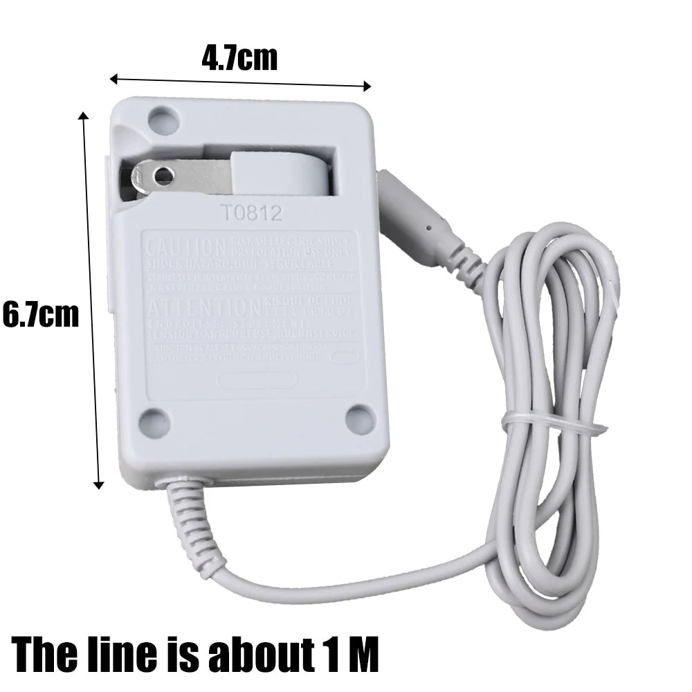 AC Adapters Game Charger For Nintendo Dsi Ndsi 3DS/ DSi/DSi XL/ 2DS/ 2DS XL/New 3DS XL 100-240V Wall Plug Adapter For 3DS Viralgem Store