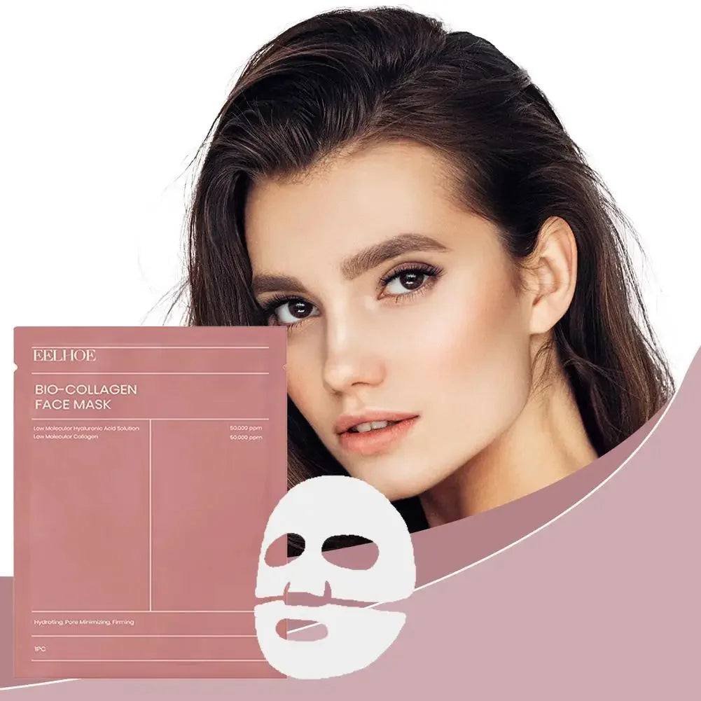 1/3/5/10PCS Bio Collagen Face Mask Shrink Pores Deep Hydrating Overnight Mask Moisturizing Refreshing Brightening Face Skin Care Viralgem Store