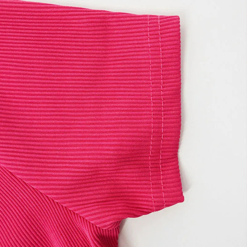 Spring New Women's Jumpsuits Sexy Sweet Pink Hollow Out Jumpsuit Streetwear Fashion Pockets Short Sleeve Female Elegant Rompers Viralgem Store