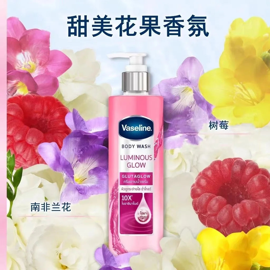 Vaseline Body Wash Shower Gels 10X Glutamate Moisturizing Hydration Smooth & Delicate Whitening Body Wash Brightening Skin Care Viralgem Store