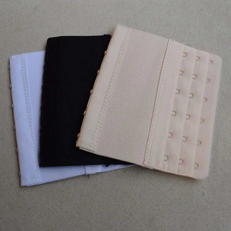 2 pieces Strap Extension 3 Hooks 6 Rows Candy Color Intimates Adjustable Belt Buckle Replacement Bra Extenders For Women