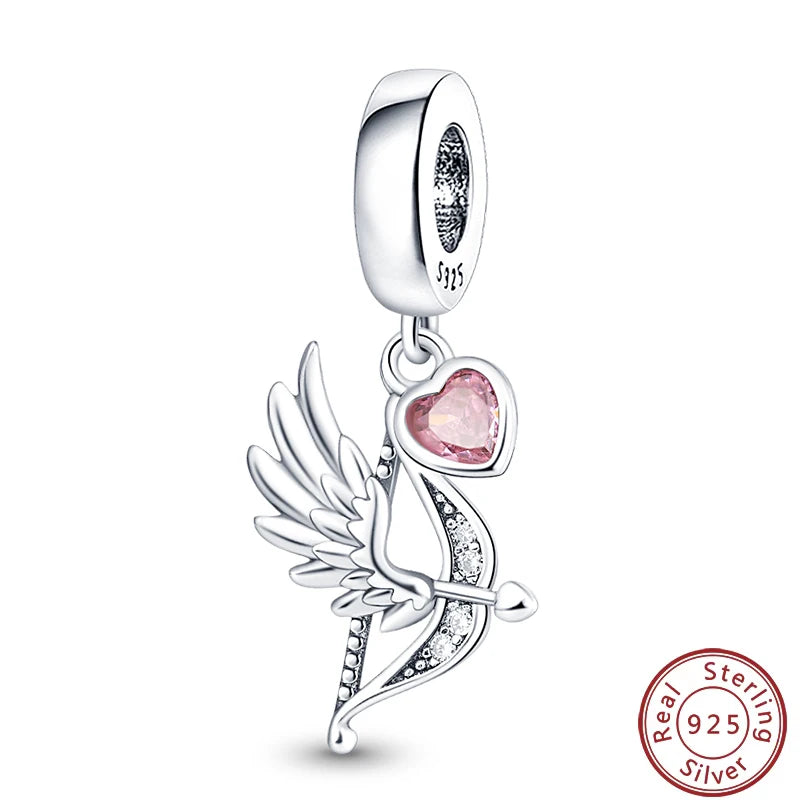 100% 925 Silver Parrot Hummingbird Owl Birds Fashion Design Charms Beads 3mm DIY Fine Jewelry Gifts Making Viralgem Store