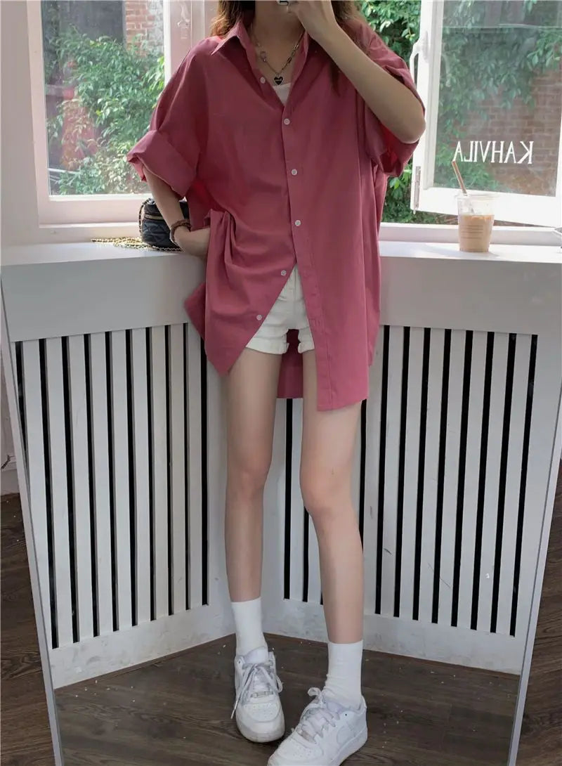 XEJ Elegant and Youth Woman Blouses Oversize Shirts Woman Summer Women's Clothing Spring 2022 Short Hand Shirt Youth Blouses