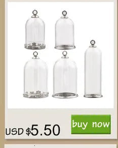 10pieces Double Hole 10-20mm Color Glass Ball Globe Beads Hollow Glass Bottle Vial Jewelry Making Accessories Findings Viralgem Store