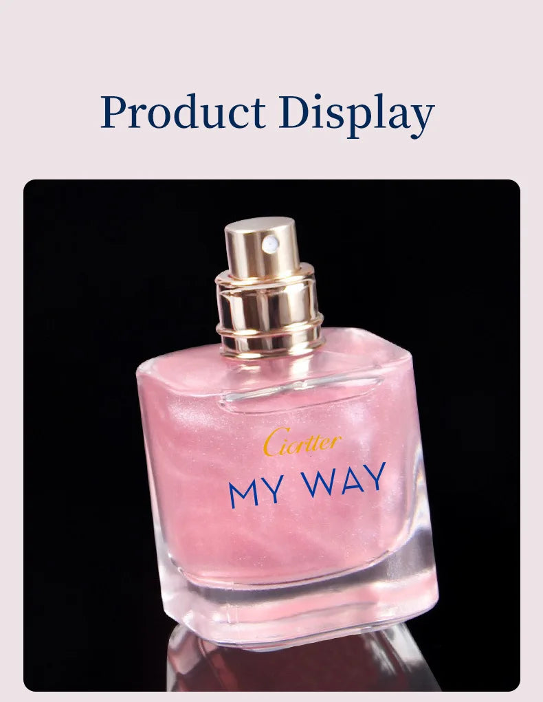 50ml (1.7oz) Original Brand Perfume My Way Flying Sand Long Lasting Light Fragrance Wood Perfume For Women