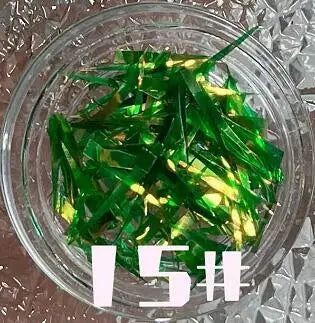 1Box Irregular Aurora Mirror Broken Glass Paper Nail Foil Decals Japanese Laser Patch DIY Rainbow Transfer Piece Manicure Decor#