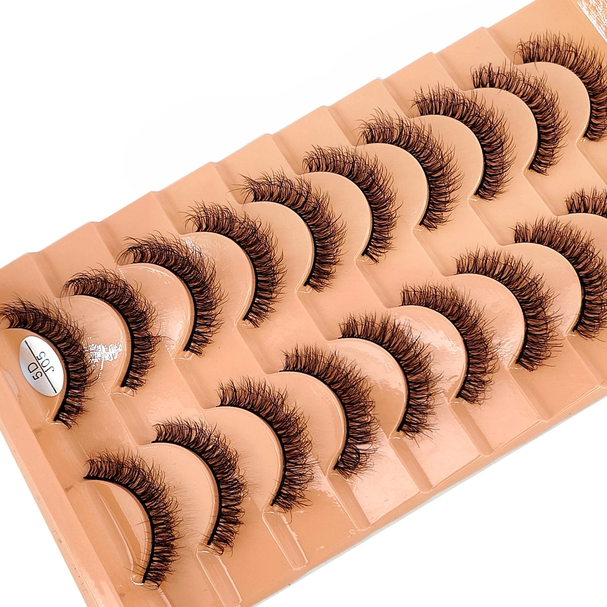 10 Pairs 3D Faux Mink Lashes Fluffy Soft Beauty Wispy Natural Short False Eyelashes Curly lashes Makeup Classic Thick eyelashes