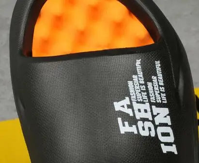 2023 NEW Men's Slippers Massage Slip-on Platform Slippers for Men Fashion Outdoor Beach Anti-slip Flip-Flops Man's Sandals 38-45