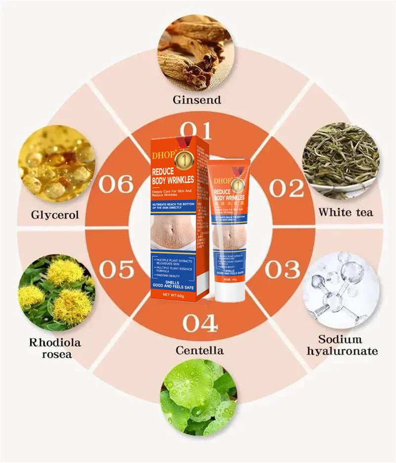 Stretch Marks Permanent Removal Cream Maternity Pregnant Women Pregnancy Anti-Winkle Smooth Repair Firming Skin Body Skin Care