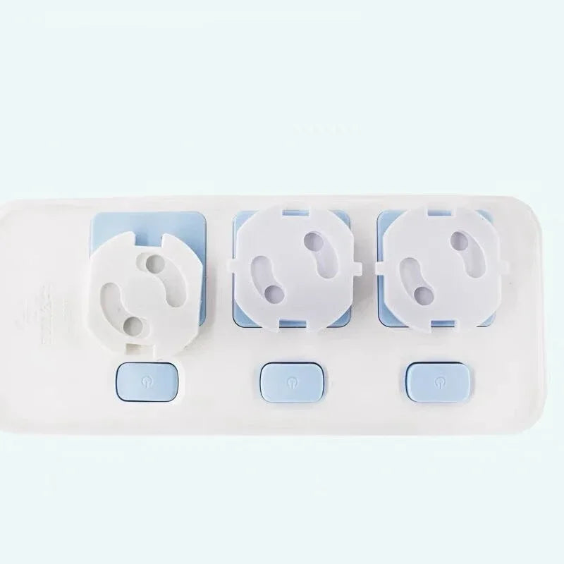 1/10pcs  Baby Safety Child Electric Socket Outlet Plug Protection Security Two Phase Safe Lock Cover Kids Sockets Cover Plugs Viralgem Store