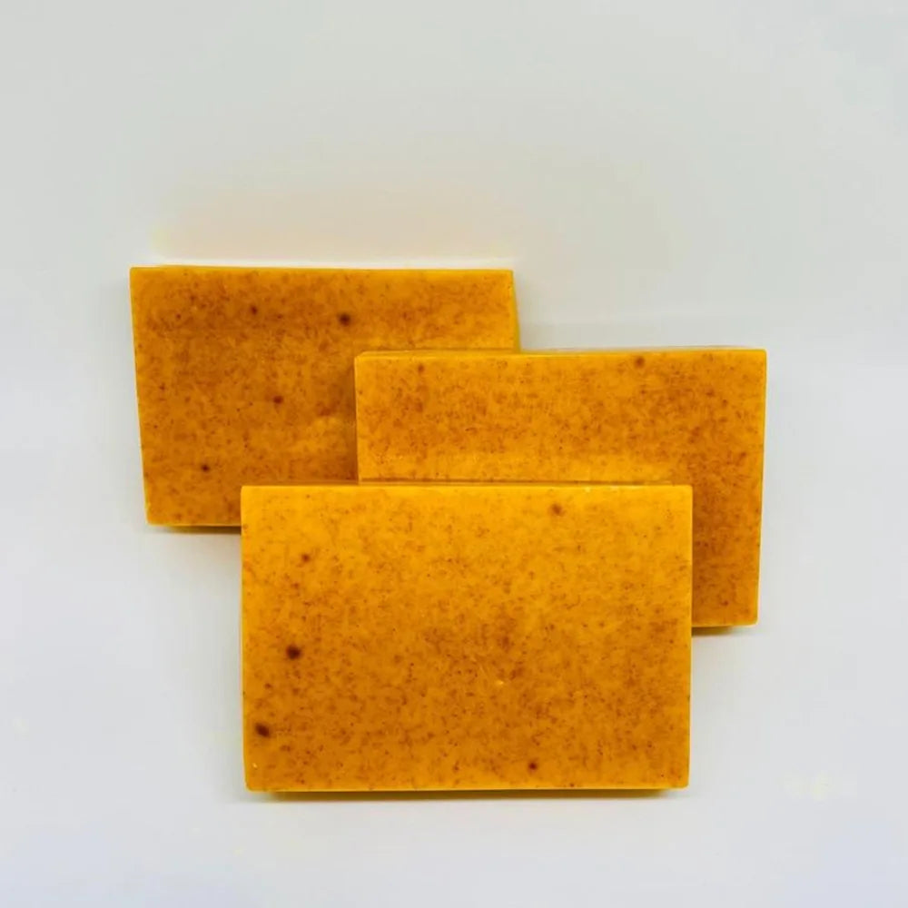 100g Turmeric Hand Made Soap, Lemon Kojic Acid Soap, Shower and Facial Soap Viralgem Store