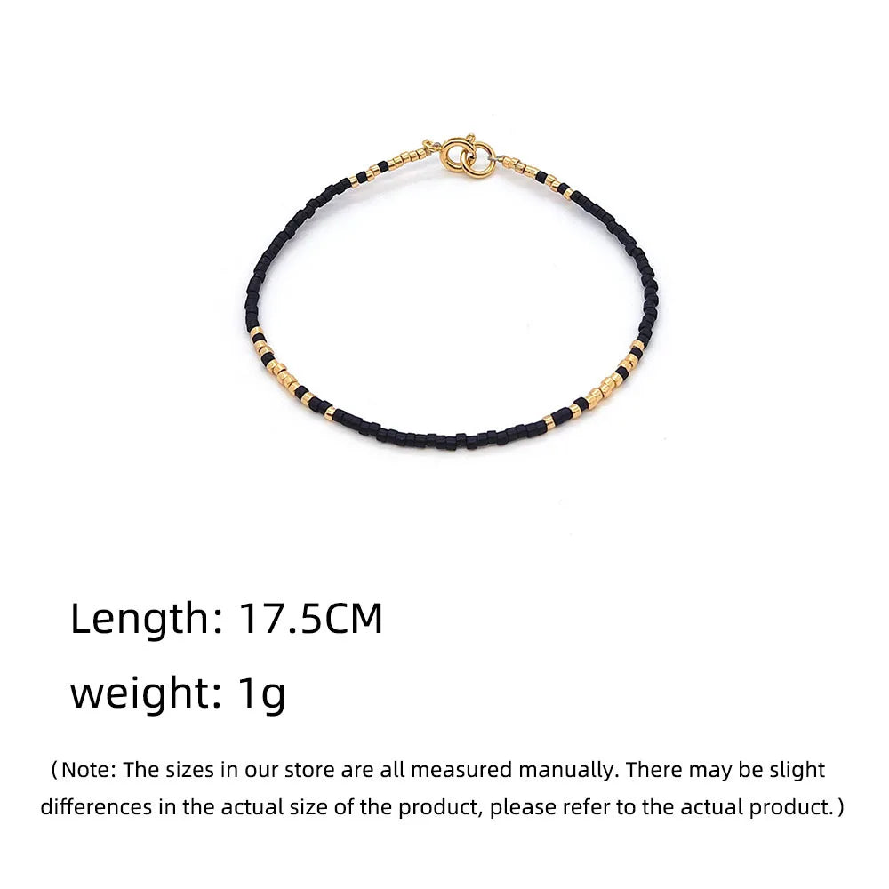 Vintage Bohemia Miyuki Bracelet for Women Jewelry Gift Dainty Simple Thin Beads Bracelets Sets Pulseras Mujer Female