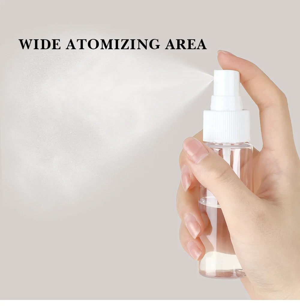 Travel Makeup Cosmetic Face Cream Pot Bottles Transparent Plastic Travel Accessories Empty Make Up Container Bottle