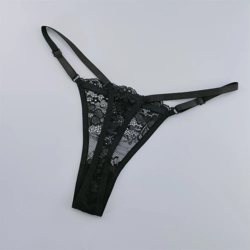 3Pcs/Set New Lace G-string Women's Sexy Underwear Low Waist Breathable Briefs Ladies Intimates Soft Thong Lingerie Fast Shipping