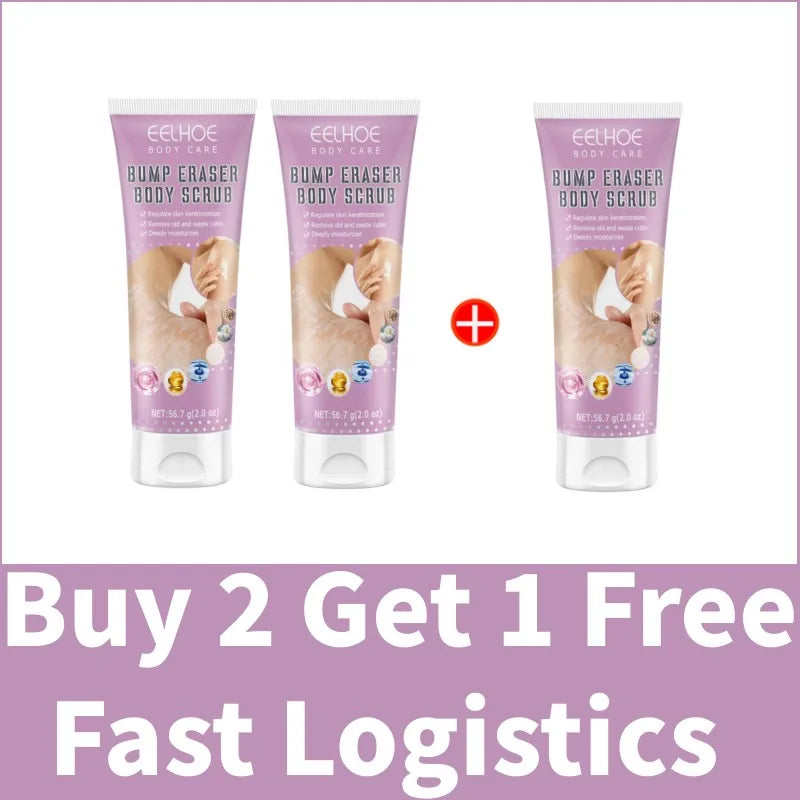 7-Day Fast Body Scrub Cream Moisturizing Skin Repair Keratosis Pilaris Removing Strawberry Legs Eraser Nourishing Body Skin Care Viralgem Store