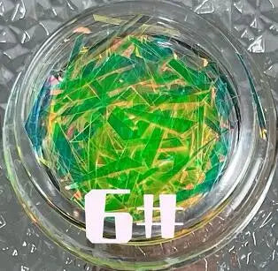 1Box Irregular Aurora Mirror Broken Glass Paper Nail Foil Decals Japanese Laser Patch DIY Rainbow Transfer Piece Manicure Decor#