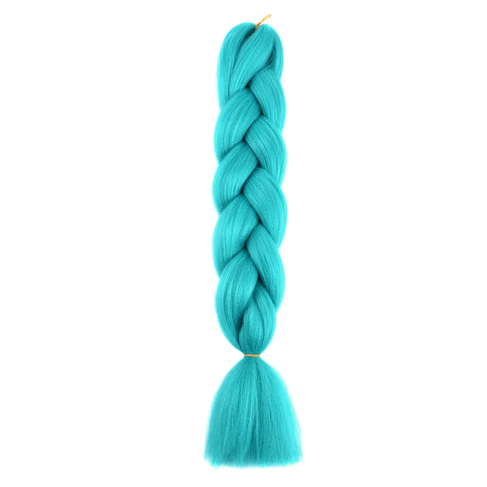 24 Inches DIY Jumbo Braiding Hair Synthetic Hair Extensions Afro Ombre Crochet Braid Hair Wholesale For Women Viralgem Store