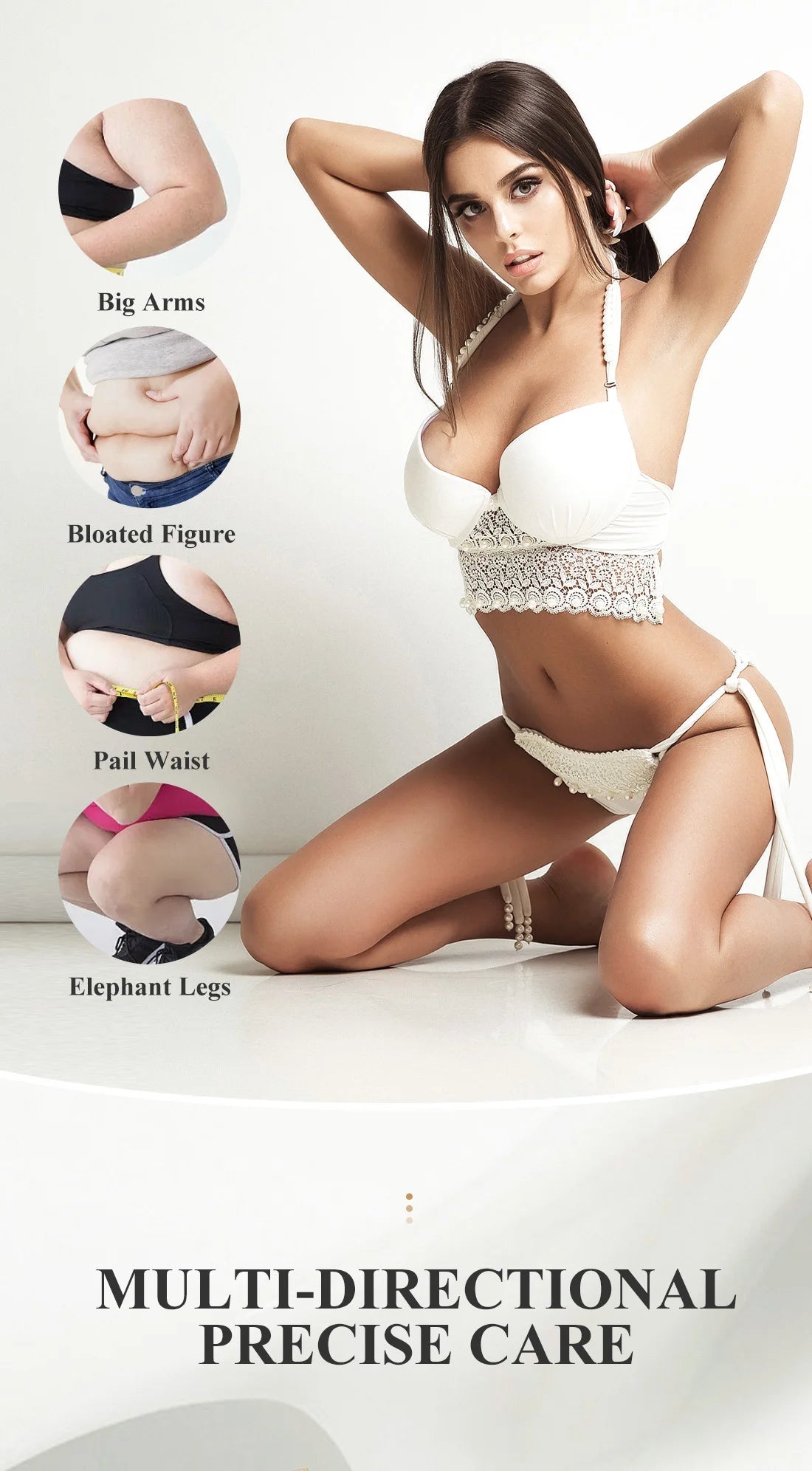 【Local Shipping】 Hyaluronic Acid Ginseng Anti Cellulite Shaping Create Body Shaping Cream Fat Burning Belly Skin Tighten Cream Viralgem Store