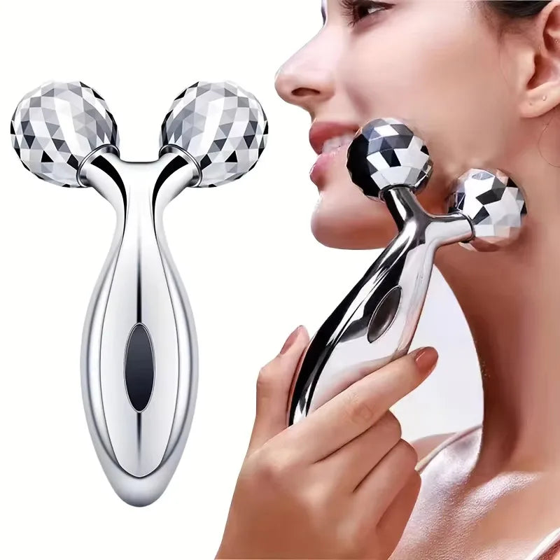 3D Roller Massager Facial Beauty Device For Muscle Lifting & Skin Care Manual Massager For Women Men Viralgem Store