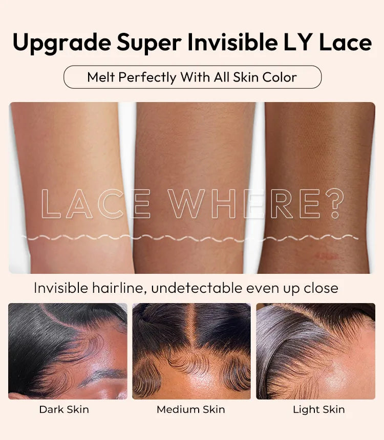 WestKiss Side Part Glueless Layered Cut Human Hair Wig RTG Body Wave 6x8 Lace Closure Wig Pre Plucked Pre Cut Pre Bleached Viralgem Store