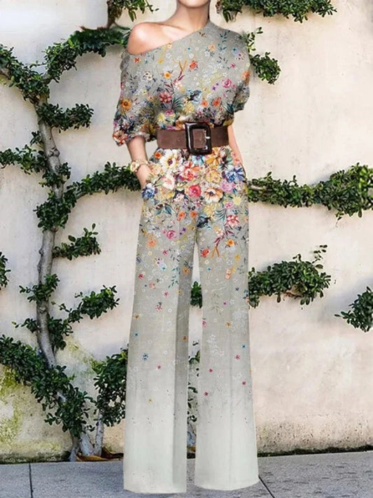 Women Jumpsuits New In Spring Autumn Female Chic Elegant Office Lady Wide Leg Pants Bodysuits Jump Suits for Women One Pieces Viralgem Store