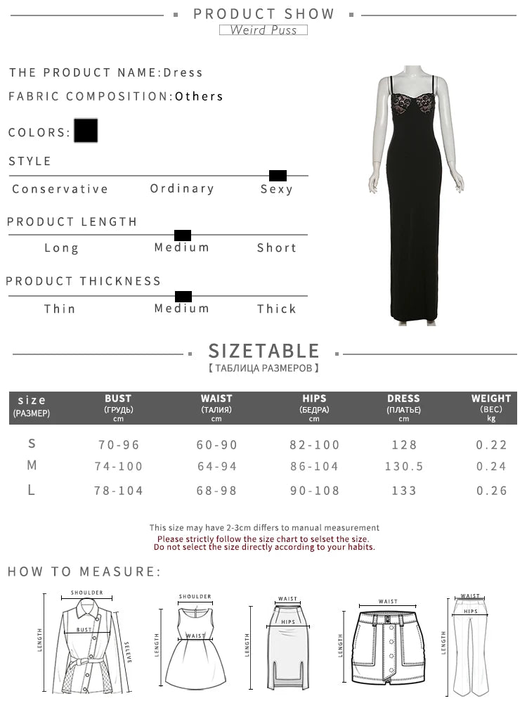 Weird Puss Sexy Camis Dress Women Skinny Patchwork Chest Summer Elegant Skinny Elastic Stretch Maxi Bodycon Clubwear Vestidos