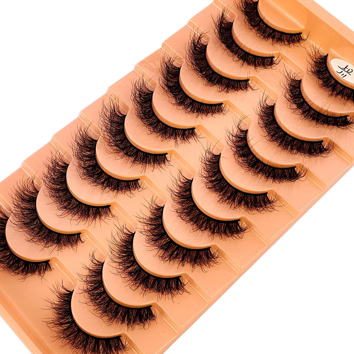 10 Pairs 3D Faux Mink Lashes Fluffy Soft Beauty Wispy Natural Short False Eyelashes Curly lashes Makeup Classic Thick eyelashes