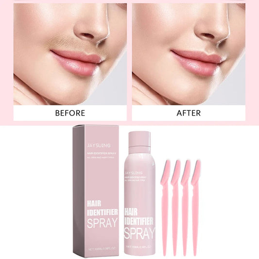 100ml Hair Identifier Spray Dermaplaning Spray Powder For Facial Hair, Moisturizing Skin Care Dermaplaner Spray For Face Shaving Viralgem Store