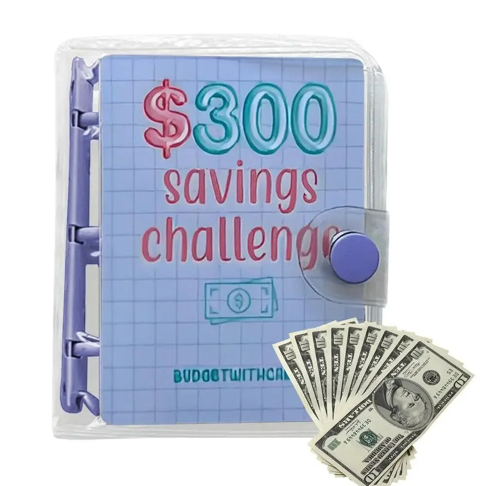 1000 Savings Challenge Binder , Money Saving Binder, Savings Challenges Book with Envelopes, Envelope Savings Challenge, Mini Bu