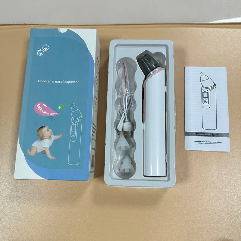 2024 New Pattern Baby Electric Nasal Aspirator Charging Version Newborn Baby Nasal Aspirator Suck Out Prevent Nasal Congestion Viralgem Store