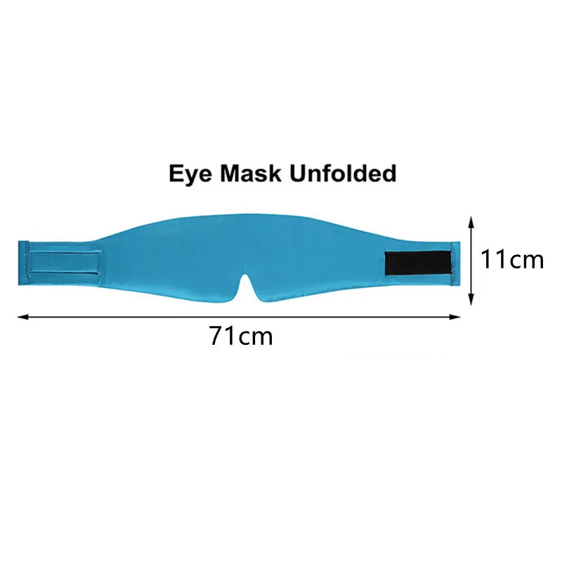 3D Memory Real Silk Sleep Mask Patches Face Sleeping Mask Eyeshade Shading Breathable Eye Mask Sleep Aid Anti Snore Eye Patch Viralgem Store