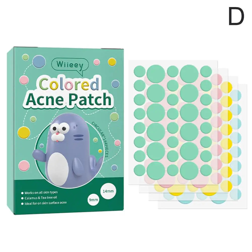 144PCS Star Pimple Patch Acne Colorful Invisible Acne Removal Skin Care Stickers Concealer Face Spot Beauty Makeup Tools Viralgem Store