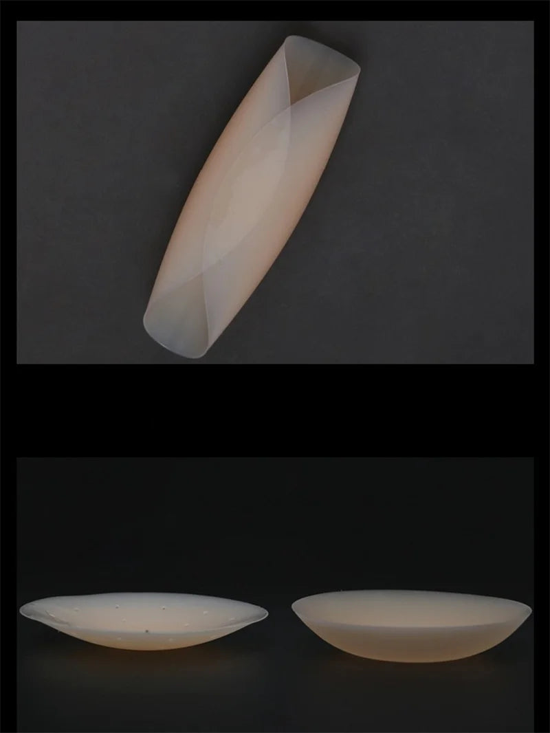 Women Silicone Breast Petals Reusable Invisible Self Adhesive Nipple Cover Breast Bra Pasties Mat Stickers Intimates Accessories