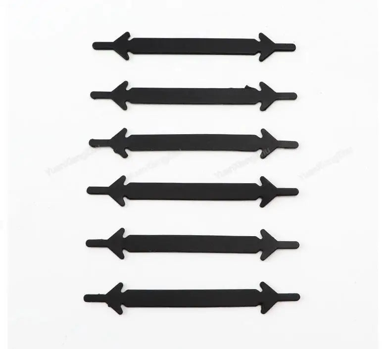 12Pcs Silicone Shoelaces for Shoes Elastic Laces Sneakers No Tie Shoe laces Kids Adult Rubber Shoelace One Size Fits All Shoes