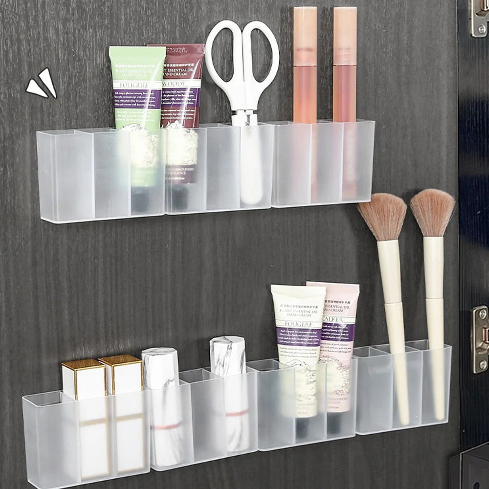 6PCS/3PCS/1PC multifunctional wall mounted compartment storage box, no punching required, suitable for storing small items in da Viralgem Store