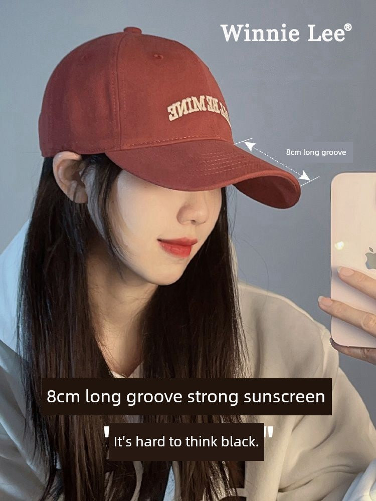 Winnie Lee Face-Looking Little Girl Deepening Hard Top Hat