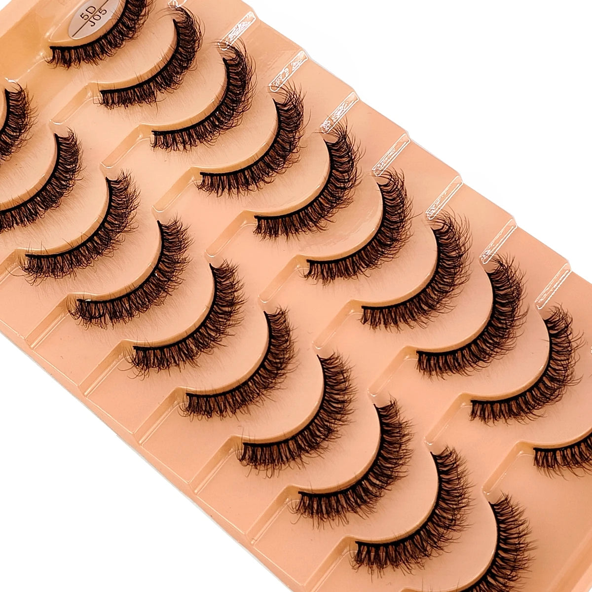 10 Pairs 3D Faux Mink Lashes Fluffy Soft Beauty Wispy Natural Short False Eyelashes Curly lashes Makeup Classic Thick eyelashes