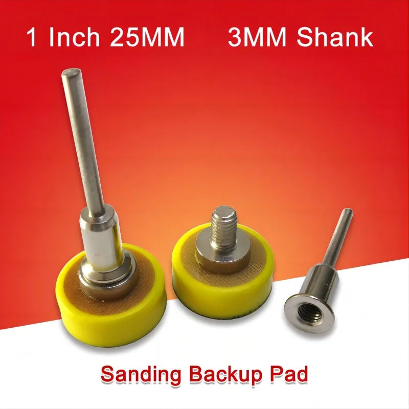 1Inch 25MM Back-up Sanding Pad Sander Backing Pad for Electric Grinder Abrasive Tools Dremel Rotary Tool Polishing & Grinding