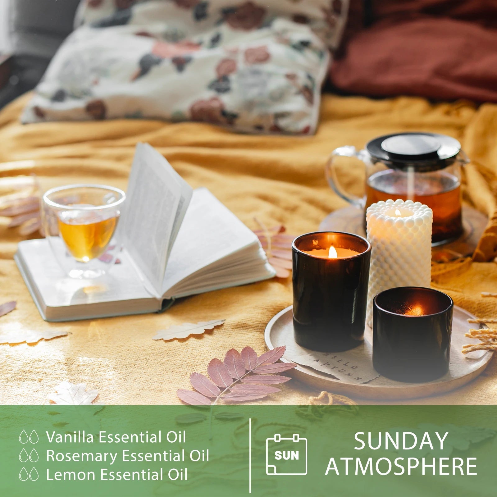 10ml Rose Essential Oils Pure Natural for Diffuser humidifier Aromatherapy Jasmine Vanilla Aroma Oil for Candles Soap Making Viralgem Store