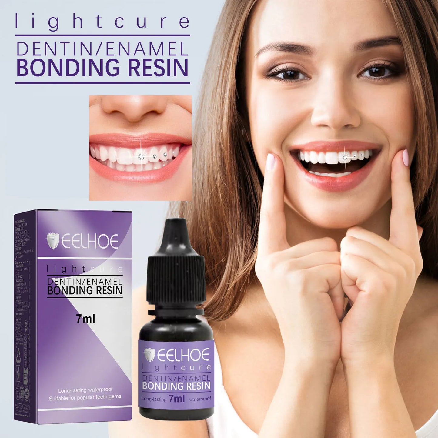 Tooth Gem Glue Dental Adhesive for Tooth Gems Diamond Kit Glue Teeth Crystal Jewelry Sturdy Tooth Jewelry Orthodontic Gel