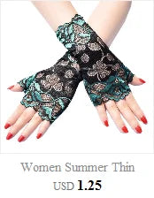 Steampunk Lolita Hand Sleeve Wrist Cuffs Ruffled Floral Lace Elastic Bracelet XX9D Viralgem Store