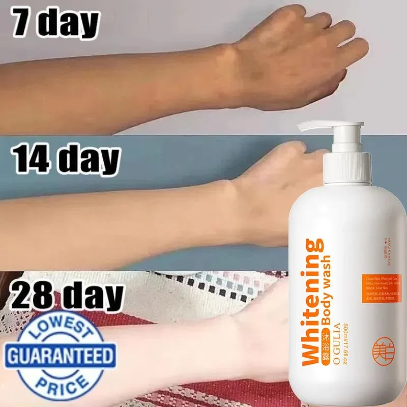 500ml Whitening Body Wash Long-Term Skin Whitening Moisturizing Body Care Shower Gel Viralgem Store