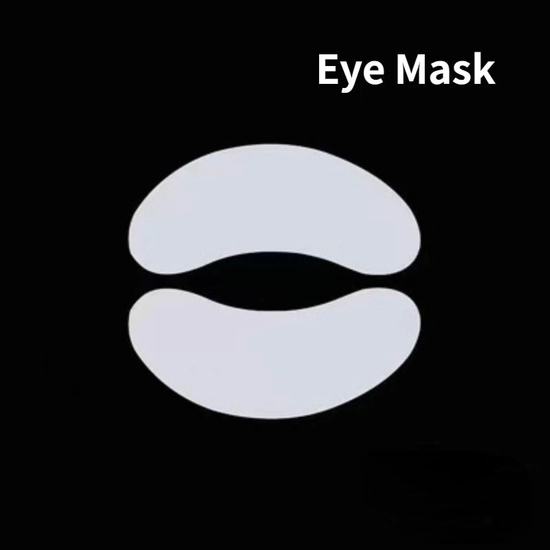 100pcs Masks Wrap Face Plastic Film Full Face Cleaner Mask Neck Stickers Paper Disposable Transparent Facial Beauty Makeup Tools