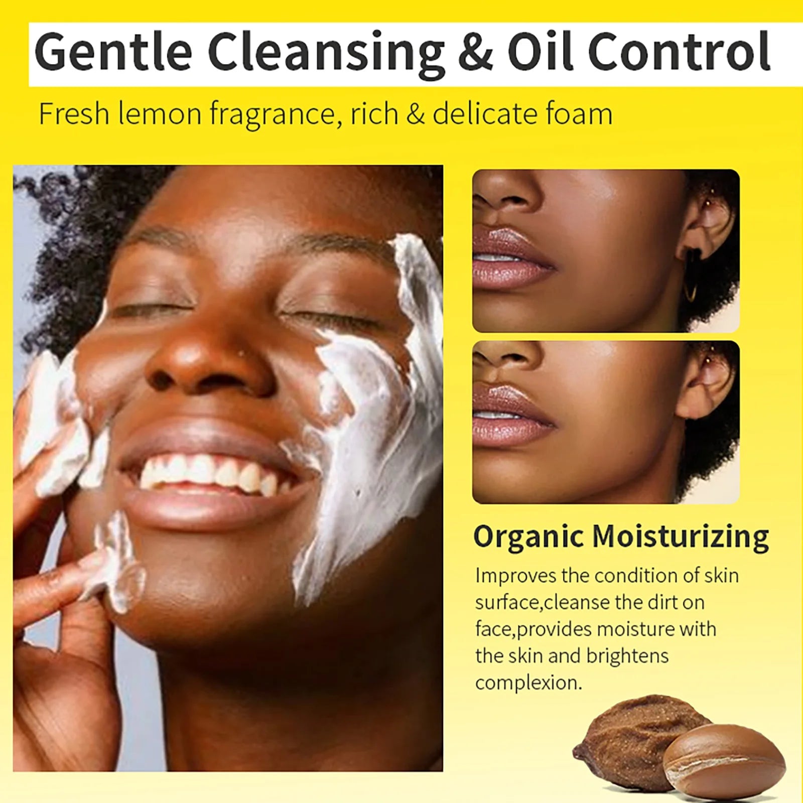 AILKE Spots Remover Soap Bars, Deep Cleansing, Moisturizing, Skin Glow, with Natural Lemon, Olive Oil, Cruelty Free Body Wash Viralgem Store