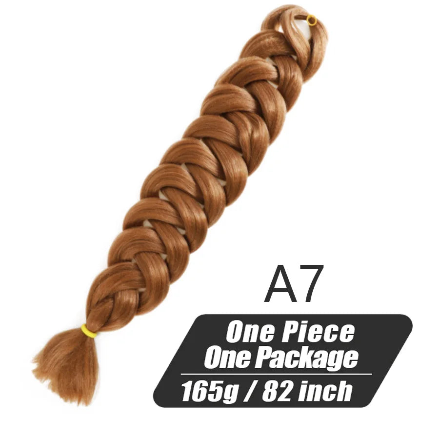 Xpression Crochet Hair Jumbo Braids Hair Kanekalon Expression Hair for Braids Synthetic Braiding Hair Extensions For Women